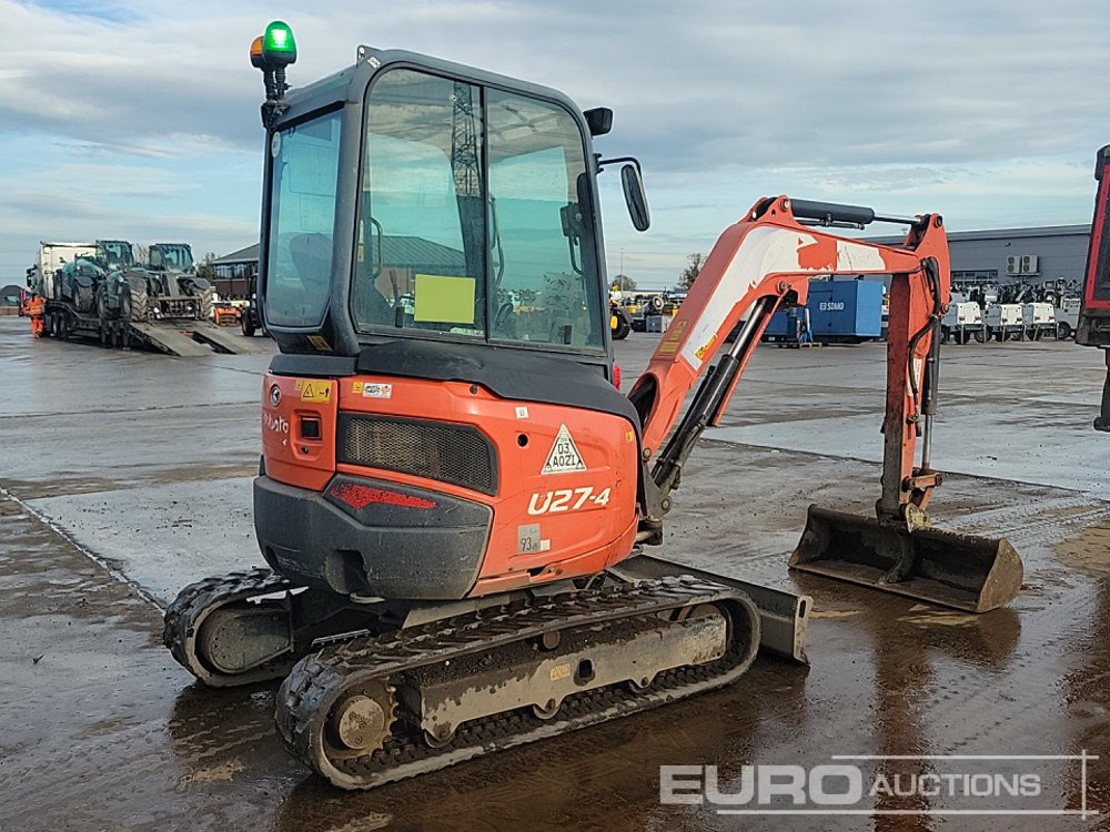 2016 Kubota U27-4 - Minigraafmachine: afbeelding 5 2016 Kubota U27-4 - Minigraafmachine: afbeelding 5