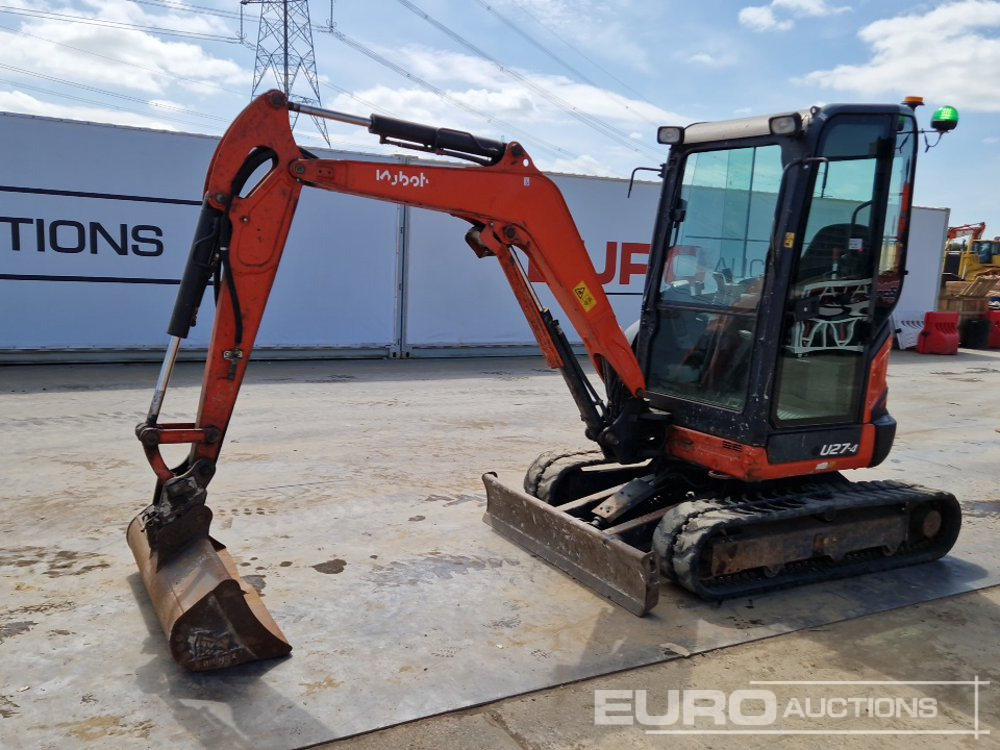 2016 Kubota U27-4 - Minigraafmachine: afbeelding 1 2016 Kubota U27-4 - Minigraafmachine: afbeelding 1