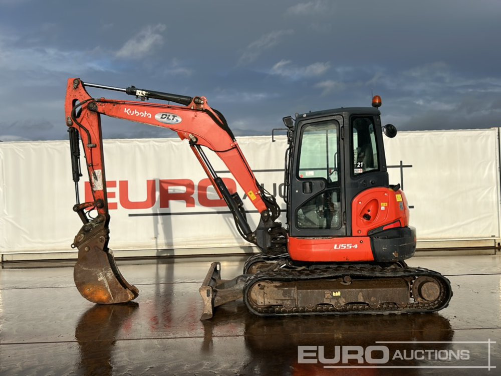 2016 Kubota U55-4 - Minigraafmachine: afbeelding 2 2016 Kubota U55-4 - Minigraafmachine: afbeelding 2
