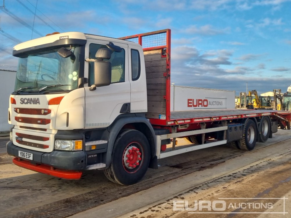 2016 Scania P320 - Vrachtwagen met open laadbak: afbeelding 1 2016 Scania P320 - Vrachtwagen met open laadbak: afbeelding 1