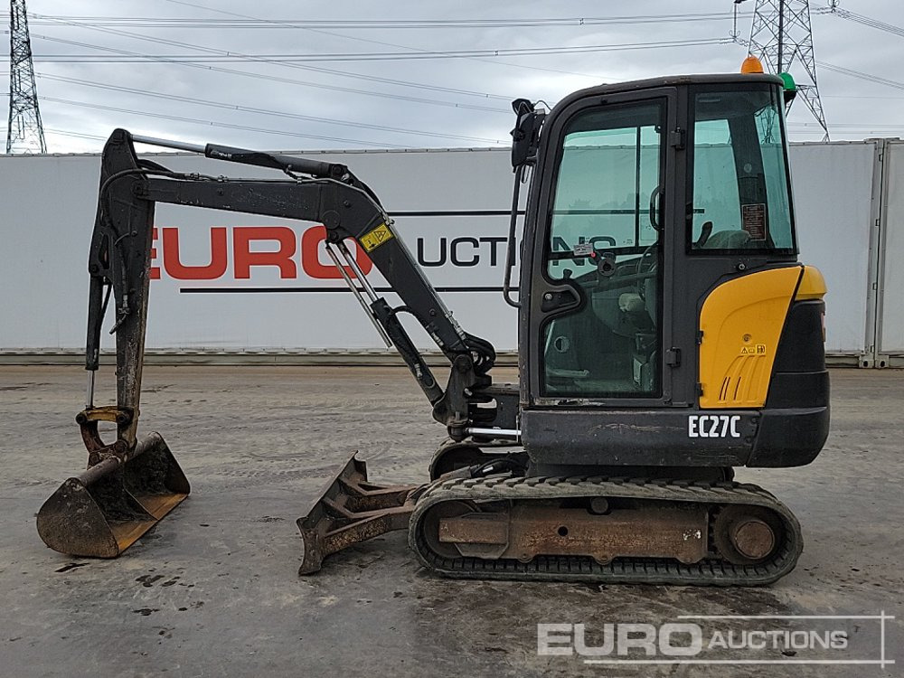 2016 Volvo EC27C - Minigraafmachine: afbeelding 2 2016 Volvo EC27C - Minigraafmachine: afbeelding 2