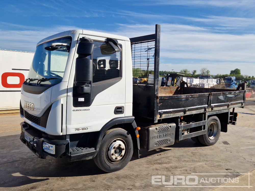 2017 Iveco Eurocargo 75-160 - Kipper vrachtwagen: afbeelding 1 2017 Iveco Eurocargo 75-160 - Kipper vrachtwagen: afbeelding 1