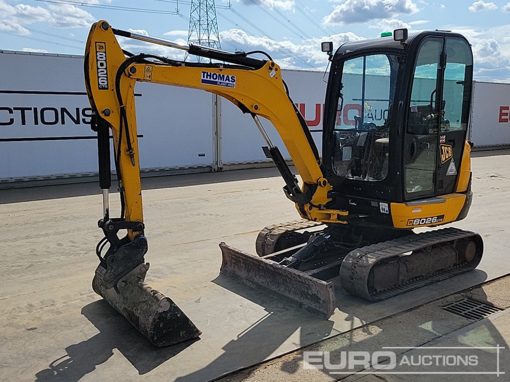 2017 JCB 8026CTS - Minigraafmachine: afbeelding 1 2017 JCB 8026CTS - Minigraafmachine: afbeelding 1