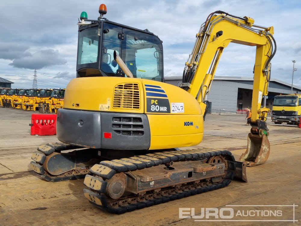 2017 Komatsu PC80MR-3 - Minigraafmachine: afbeelding 5 2017 Komatsu PC80MR-3 - Minigraafmachine: afbeelding 5