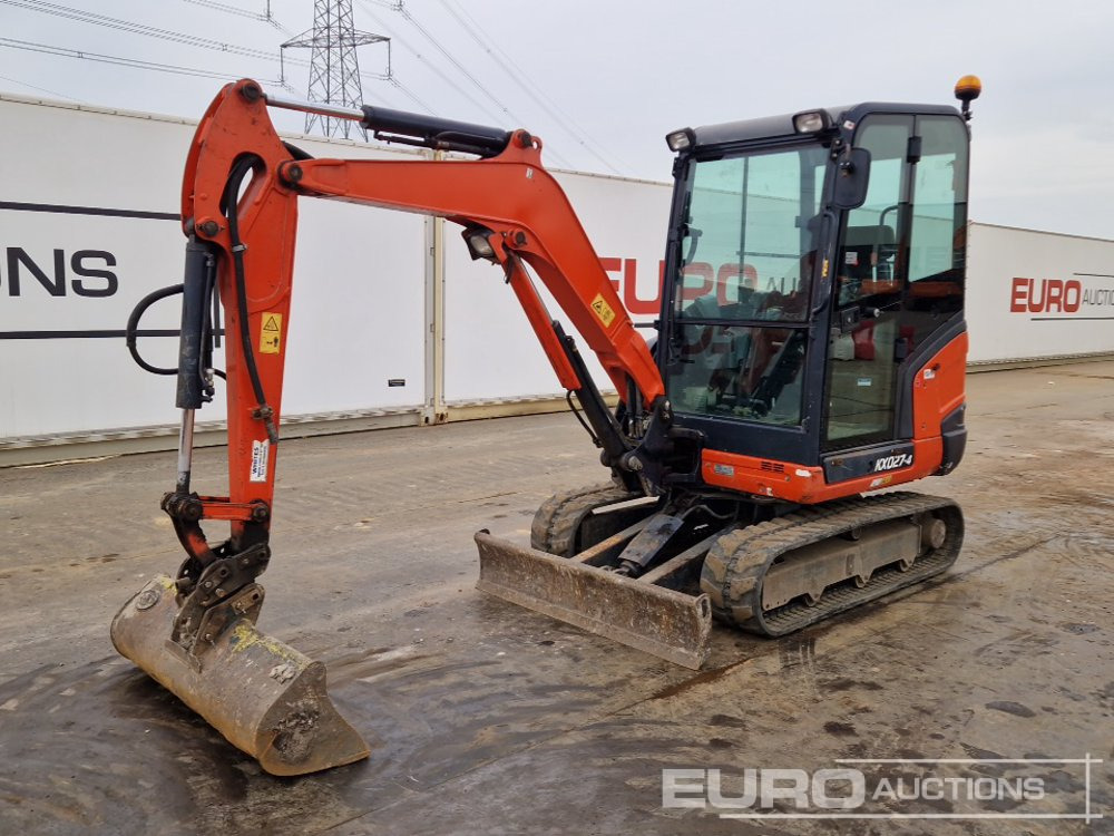 2017 Kubota KX027-4 - Minigraafmachine: afbeelding 1 2017 Kubota KX027-4 - Minigraafmachine: afbeelding 1