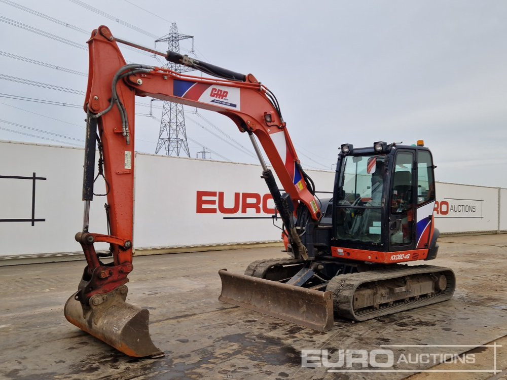 2017 Kubota KX080-4A - Minigraafmachine: afbeelding 1 2017 Kubota KX080-4A - Minigraafmachine: afbeelding 1