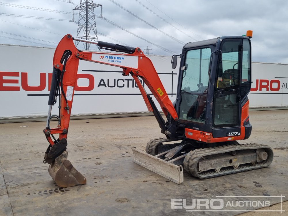 2017 Kubota U27-4 - Minigraafmachine: afbeelding 1 2017 Kubota U27-4 - Minigraafmachine: afbeelding 1