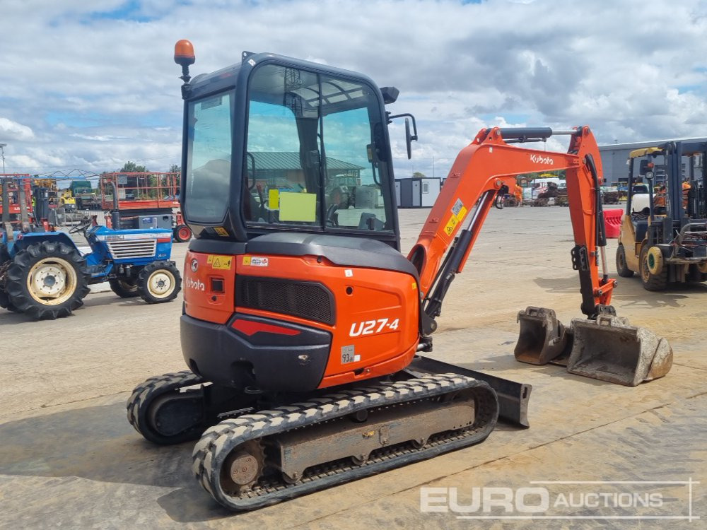 2017 Kubota U27-4 - Minigraafmachine: afbeelding 5 2017 Kubota U27-4 - Minigraafmachine: afbeelding 5