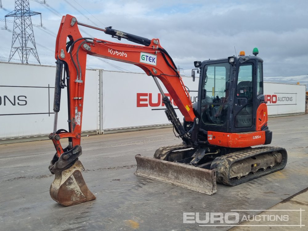 2017 Kubota U55-4 - Minigraafmachine: afbeelding 1 2017 Kubota U55-4 - Minigraafmachine: afbeelding 1