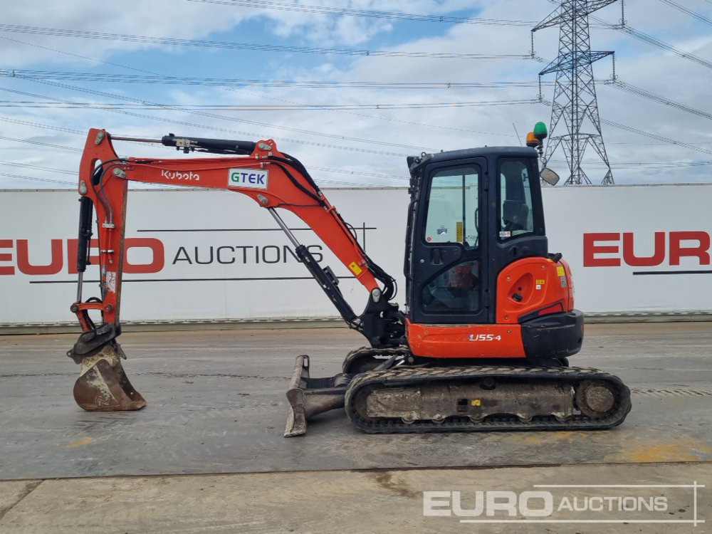 2017 Kubota U55-4 - Minigraafmachine: afbeelding 2 2017 Kubota U55-4 - Minigraafmachine: afbeelding 2