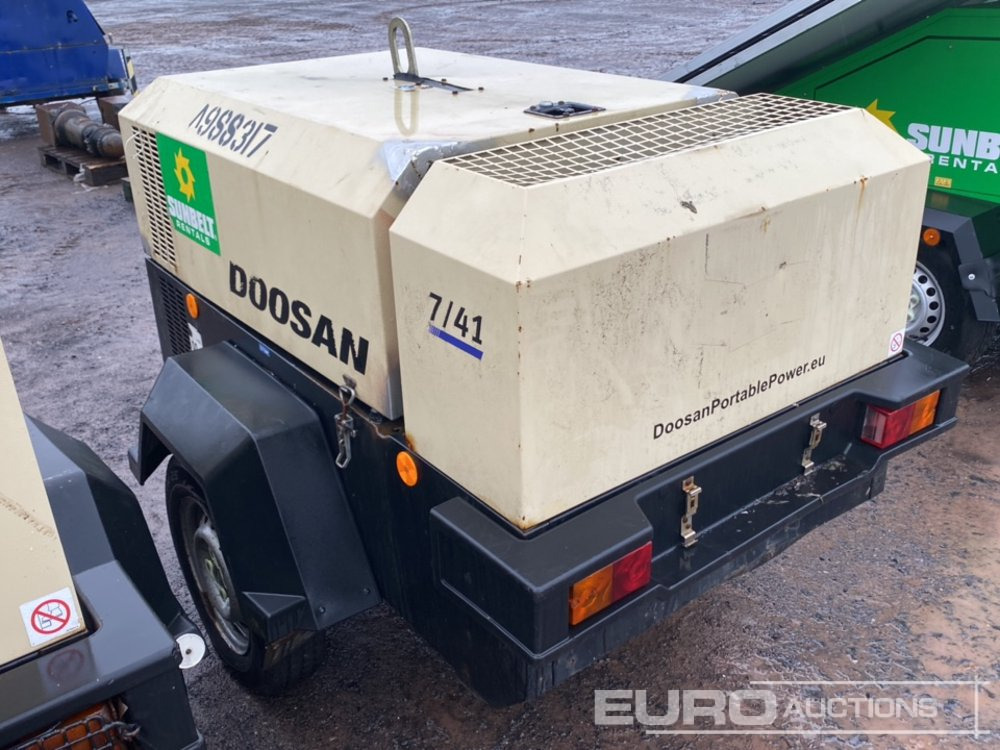 2018 Doosan 741 - Luchtcompressor: afbeelding 2 2018 Doosan 741 - Luchtcompressor: afbeelding 2