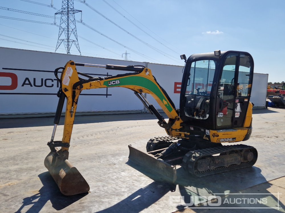 2018 JCB 8026 - Minigraafmachine: afbeelding 1 2018 JCB 8026 - Minigraafmachine: afbeelding 1