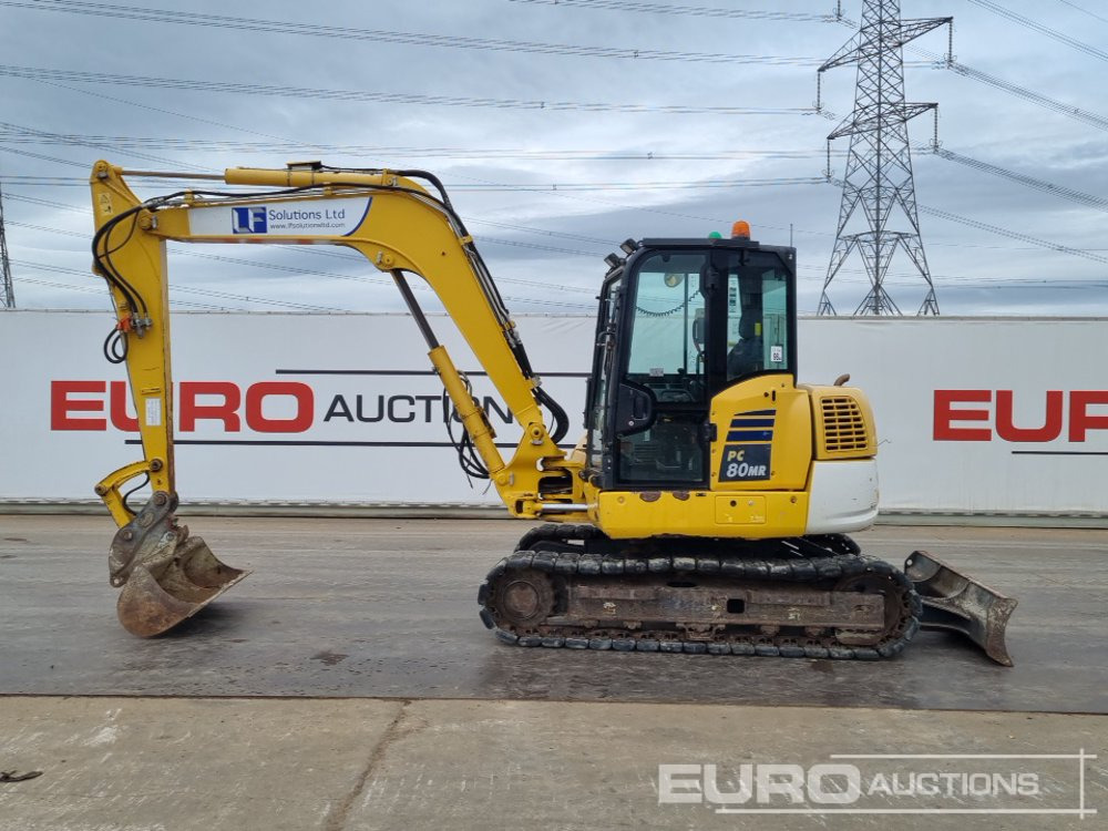 2018 Komatsu PC80MR-5 - Minigraafmachine: afbeelding 2 2018 Komatsu PC80MR-5 - Minigraafmachine: afbeelding 2