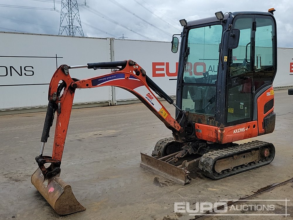 2018 Kubota KX016-4 - Minigraafmachine: afbeelding 1 2018 Kubota KX016-4 - Minigraafmachine: afbeelding 1