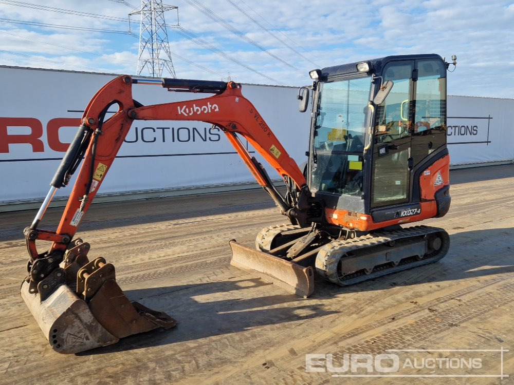 2018 Kubota KX027-4 - Minigraafmachine: afbeelding 1 2018 Kubota KX027-4 - Minigraafmachine: afbeelding 1
