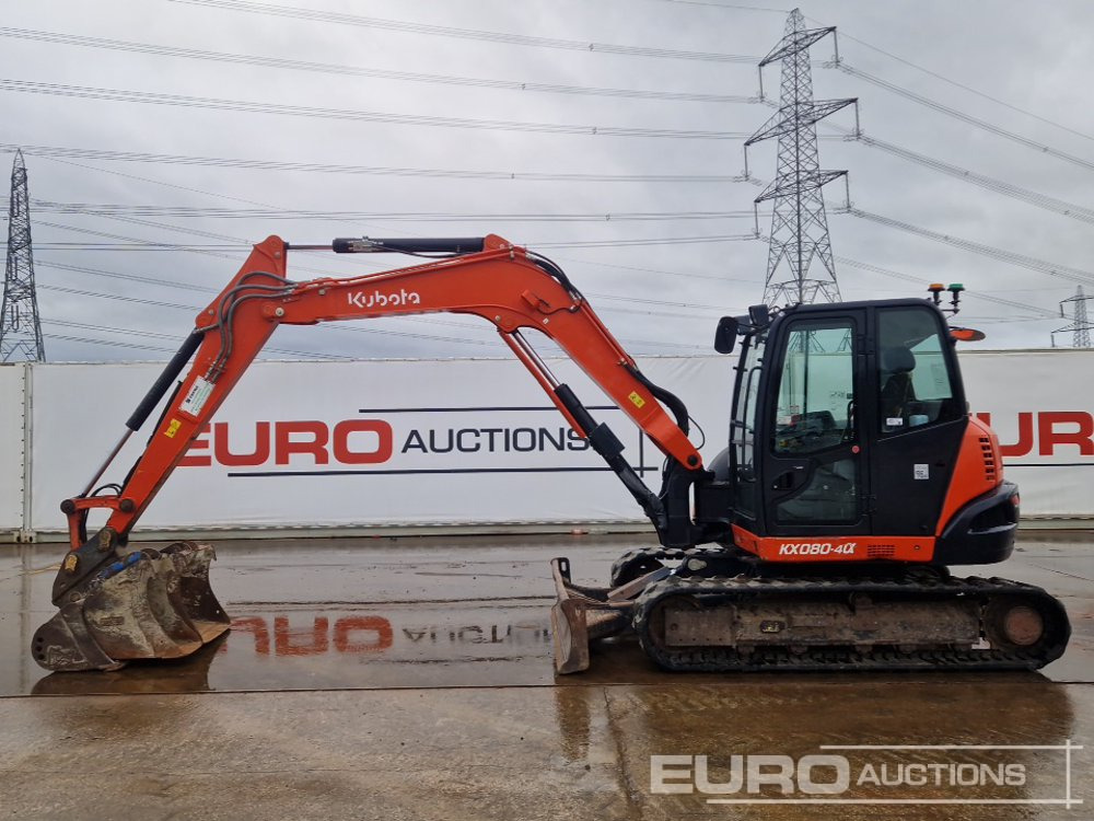 2018 Kubota KX080-4 - Minigraafmachine: afbeelding 2 2018 Kubota KX080-4 - Minigraafmachine: afbeelding 2