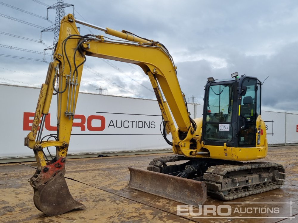 2019 Komatsu PC80MR-5E0 - Minigraafmachine: afbeelding 1 2019 Komatsu PC80MR-5E0 - Minigraafmachine: afbeelding 1