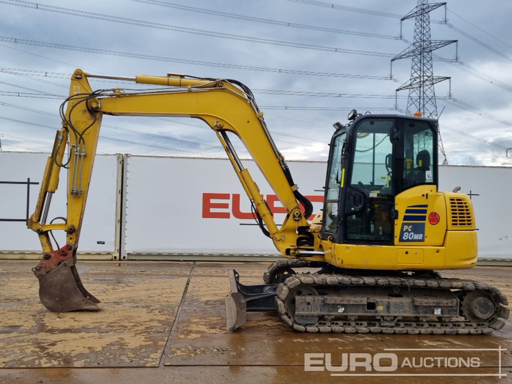 2019 Komatsu PC80MR-5E0 - Minigraafmachine: afbeelding 2 2019 Komatsu PC80MR-5E0 - Minigraafmachine: afbeelding 2