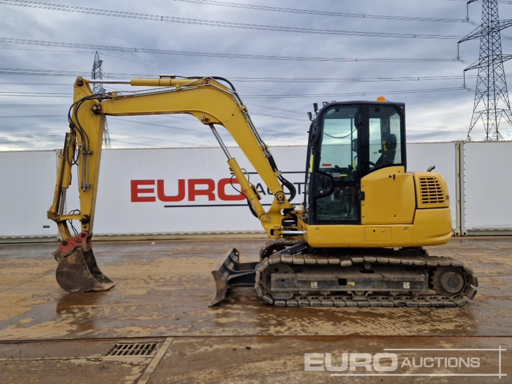 2019 Komatsu PC80MR-5E0 - Minigraafmachine: afbeelding 2 2019 Komatsu PC80MR-5E0 - Minigraafmachine: afbeelding 2