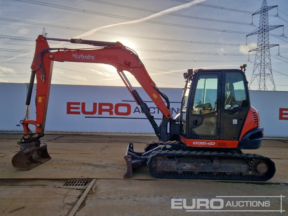 2019 Kubota KX080-4A2 - Minigraafmachine: afbeelding 2 2019 Kubota KX080-4A2 - Minigraafmachine: afbeelding 2