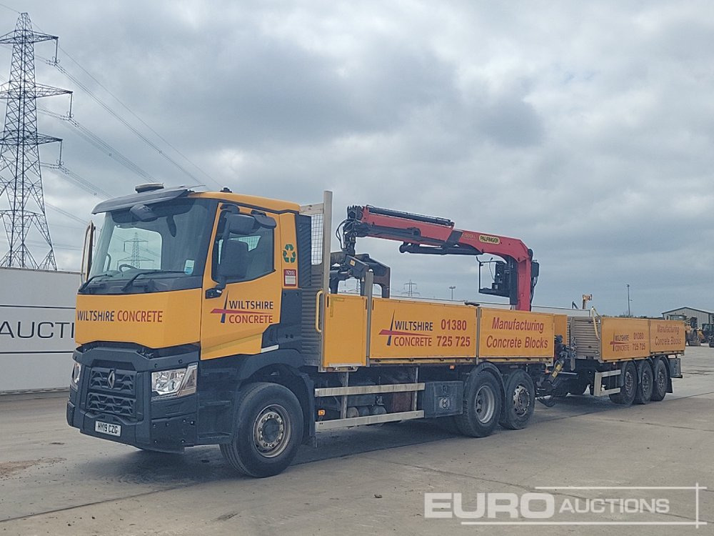 2019 Renault C440 - Vrachtwagen met open laadbak: afbeelding 1 2019 Renault C440 - Vrachtwagen met open laadbak: afbeelding 1