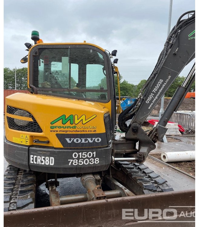 2019 Volvo ECR58D - Minigraafmachine: afbeelding 5 2019 Volvo ECR58D - Minigraafmachine: afbeelding 5