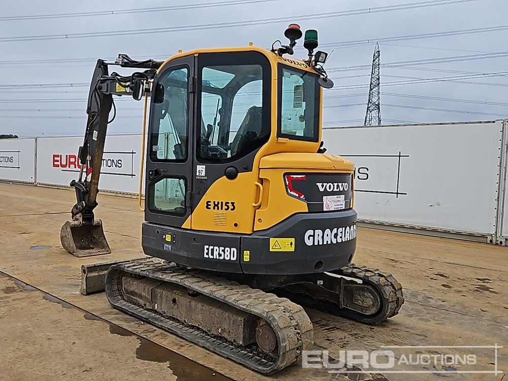 2019 Volvo ECR58D - Minigraafmachine: afbeelding 3 2019 Volvo ECR58D - Minigraafmachine: afbeelding 3