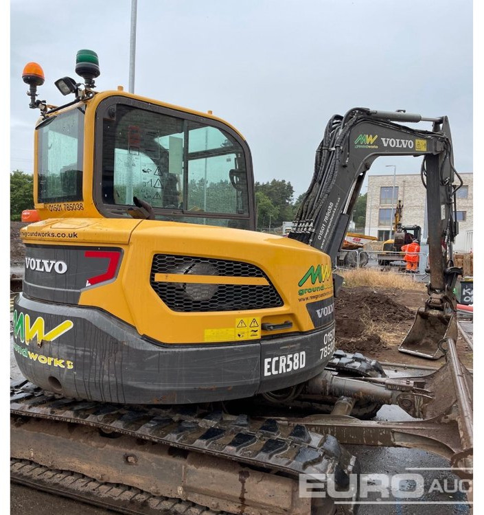 2019 Volvo ECR58D - Minigraafmachine: afbeelding 3 2019 Volvo ECR58D - Minigraafmachine: afbeelding 3