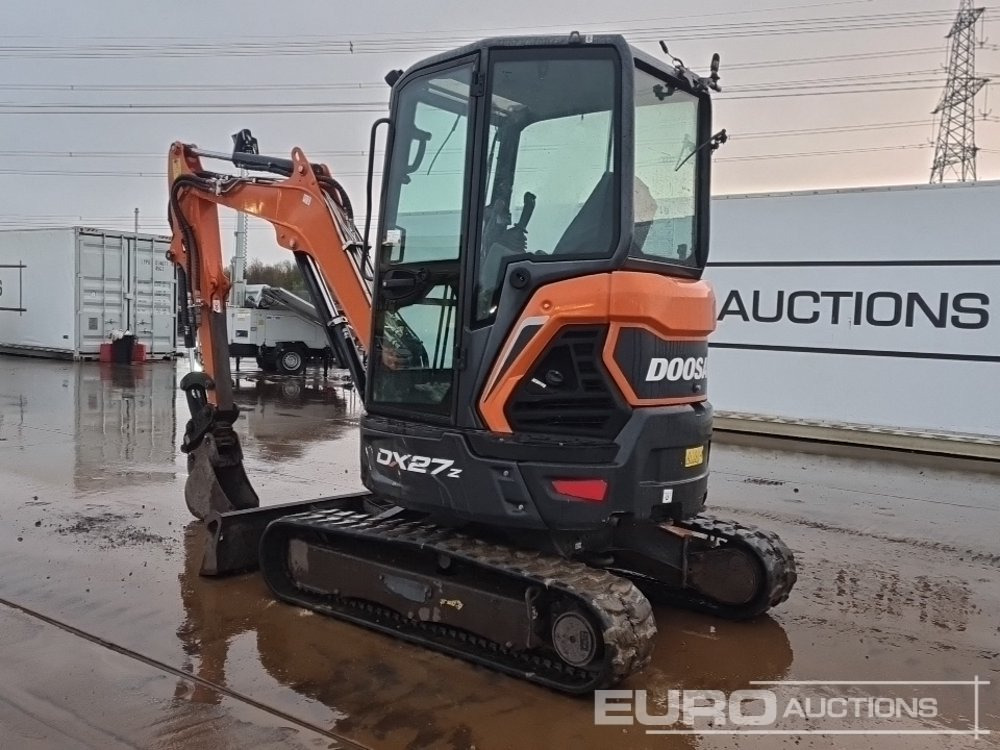 2020 Doosan DX27Z - Minigraafmachine: afbeelding 3 2020 Doosan DX27Z - Minigraafmachine: afbeelding 3