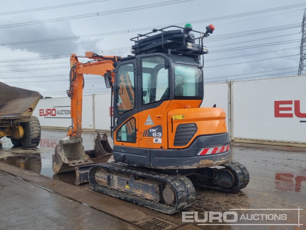 2020 Doosan DX63-3 - Minigraafmachine: afbeelding 3 2020 Doosan DX63-3 - Minigraafmachine: afbeelding 3