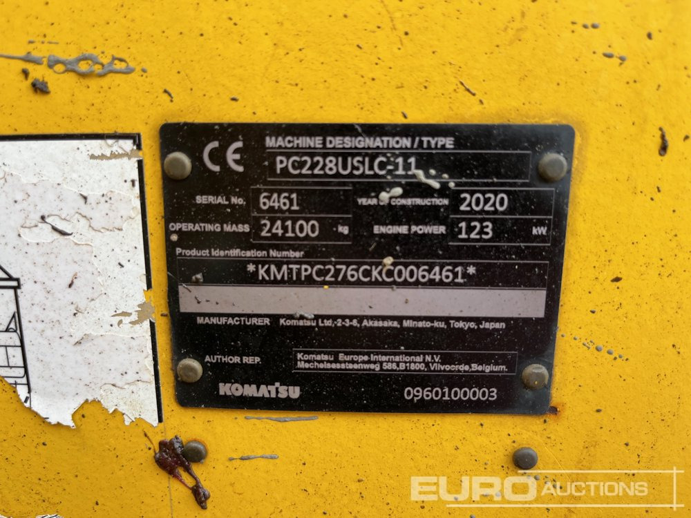 2020 Komatsu PC228USLC-11 - Rupsgraafmachine: afbeelding 4 2020 Komatsu PC228USLC-11 - Rupsgraafmachine: afbeelding 4