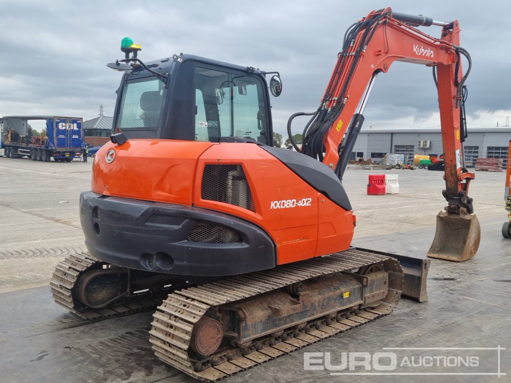 2020 Kubota KX080-4A - Minigraafmachine: afbeelding 5 2020 Kubota KX080-4A - Minigraafmachine: afbeelding 5