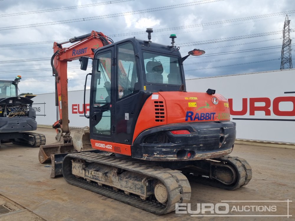 2020 Kubota KX080-4A2 - Minigraafmachine: afbeelding 3 2020 Kubota KX080-4A2 - Minigraafmachine: afbeelding 3