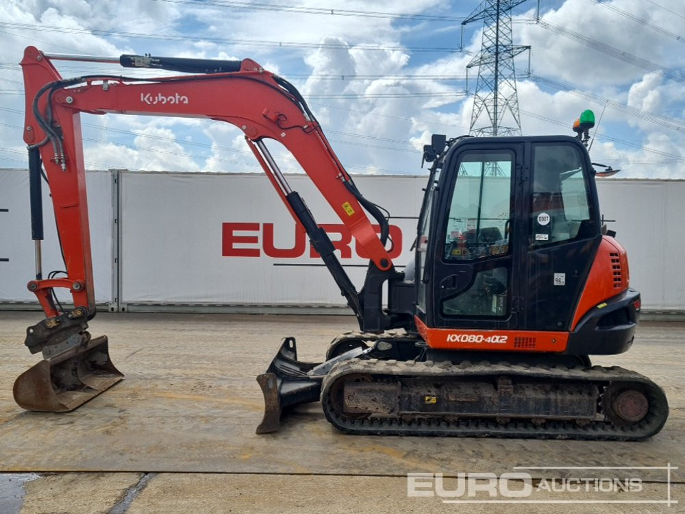 2020 Kubota KX080-4A2 - Minigraafmachine: afbeelding 2 2020 Kubota KX080-4A2 - Minigraafmachine: afbeelding 2