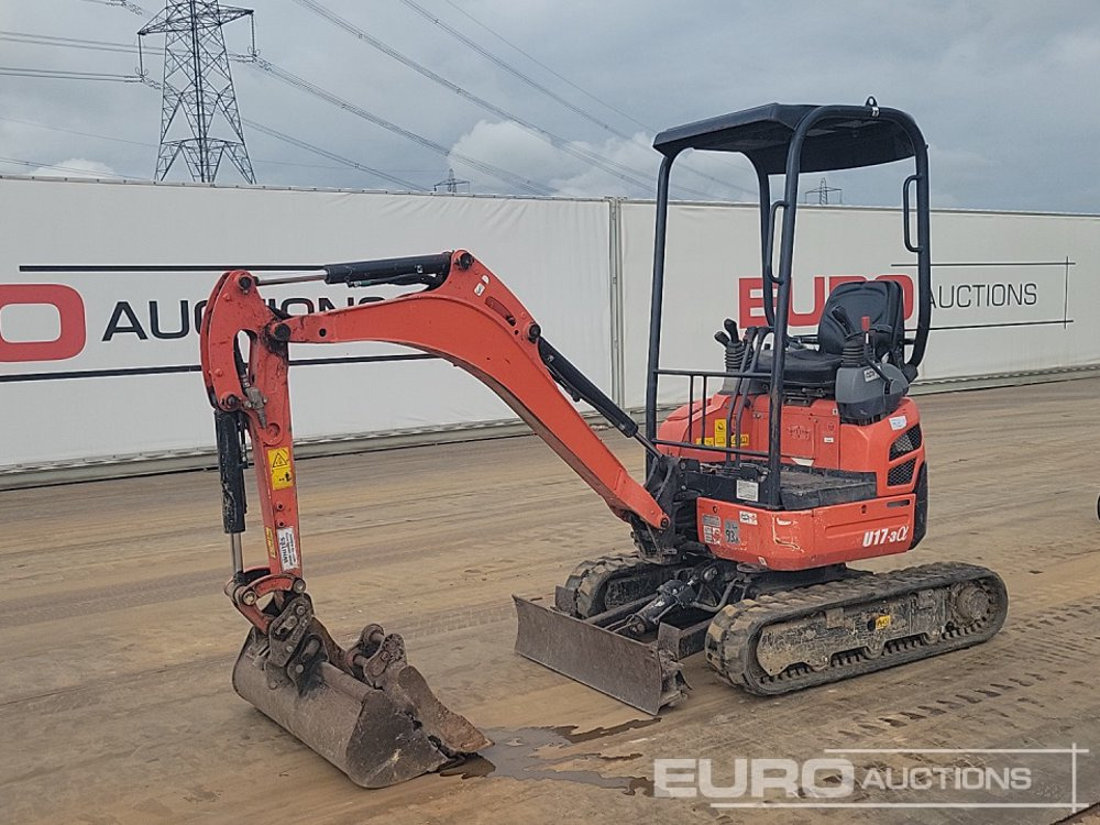 2020 Kubota U17-3A - Minigraafmachine: afbeelding 1 2020 Kubota U17-3A - Minigraafmachine: afbeelding 1