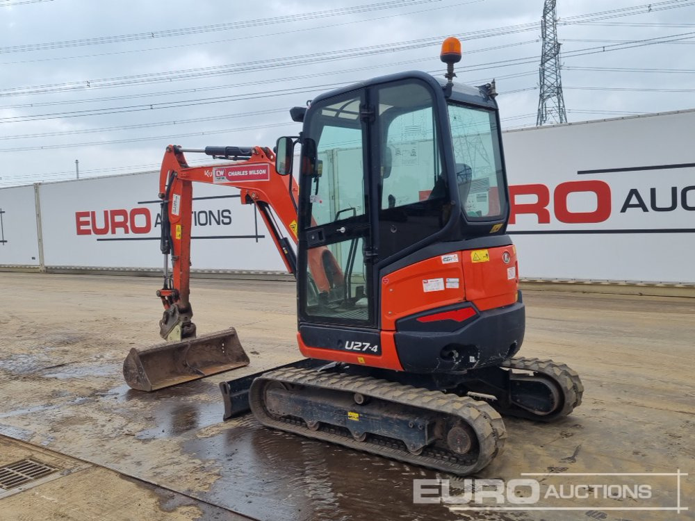 2020 Kubota U27-4 - Minigraafmachine: afbeelding 3 2020 Kubota U27-4 - Minigraafmachine: afbeelding 3