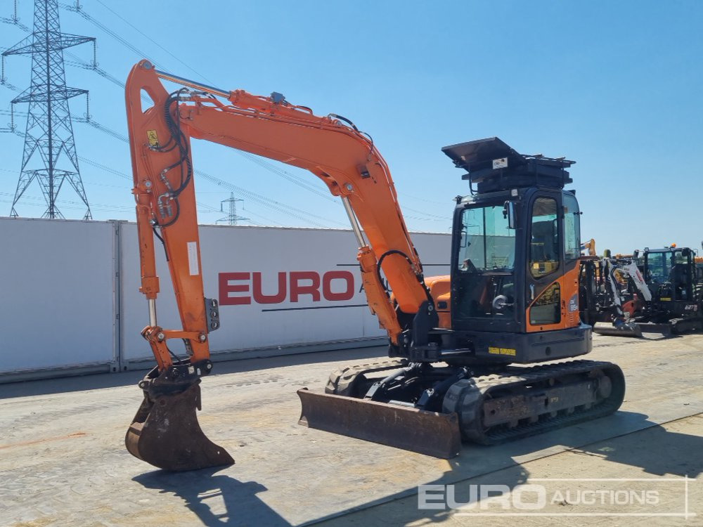 2021 Doosan DX85R-3 - Minigraafmachine: afbeelding 1 2021 Doosan DX85R-3 - Minigraafmachine: afbeelding 1