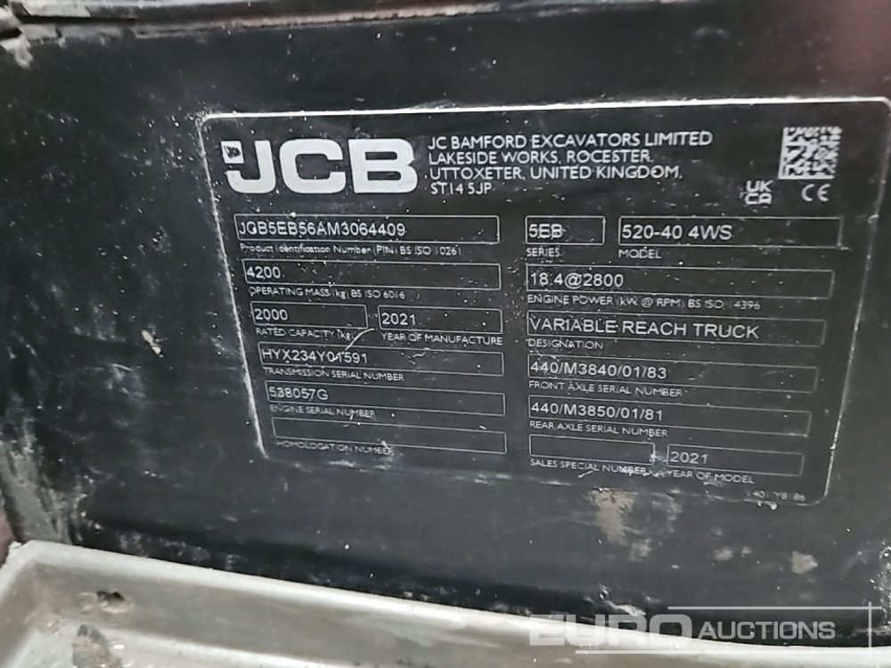 Verreiker 2021 JCB 520-40: afbeelding 36 Verreiker 2021 JCB 520-40: afbeelding 36
