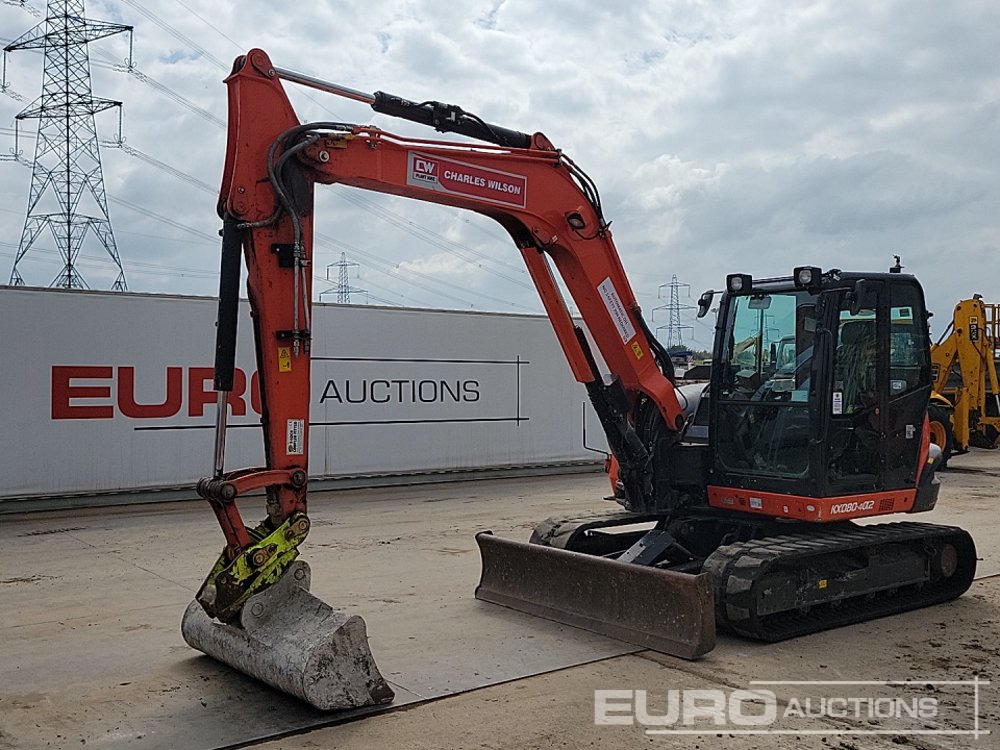 2021 Kubota KX080-4A2 - Minigraafmachine: afbeelding 1 2021 Kubota KX080-4A2 - Minigraafmachine: afbeelding 1