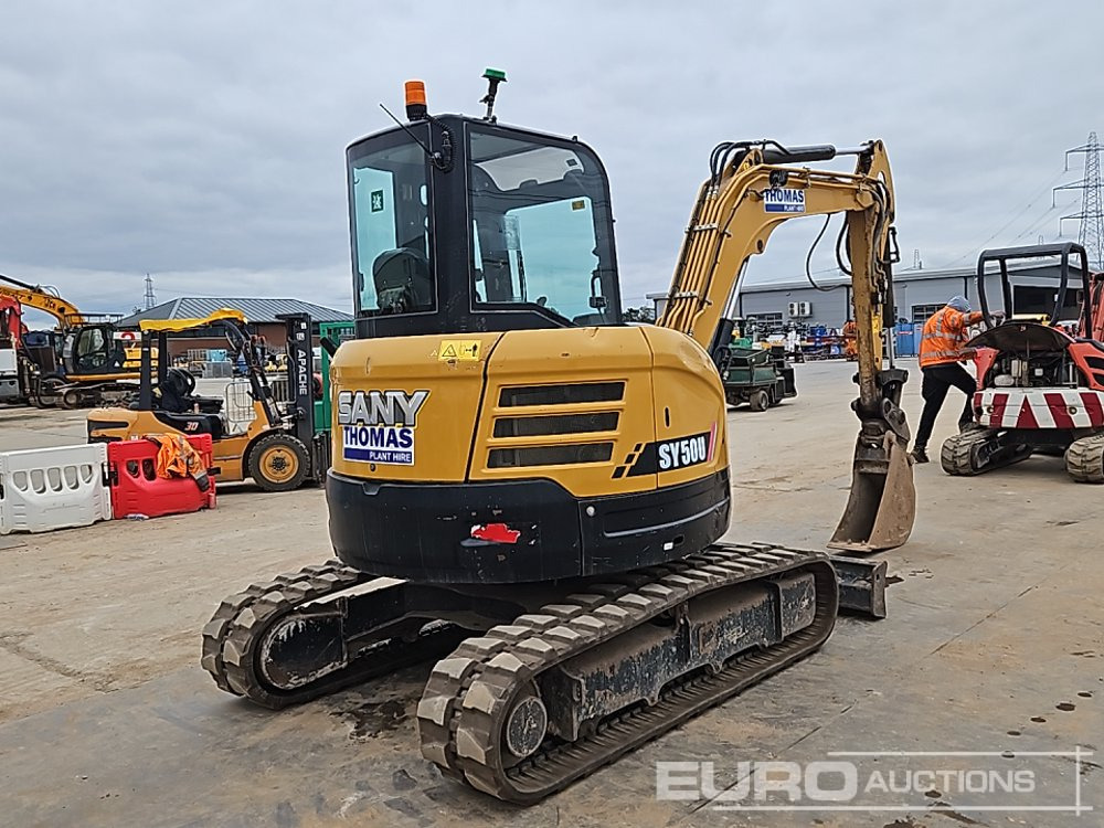2021 Sany SY50U - Minigraafmachine: afbeelding 5 2021 Sany SY50U - Minigraafmachine: afbeelding 5