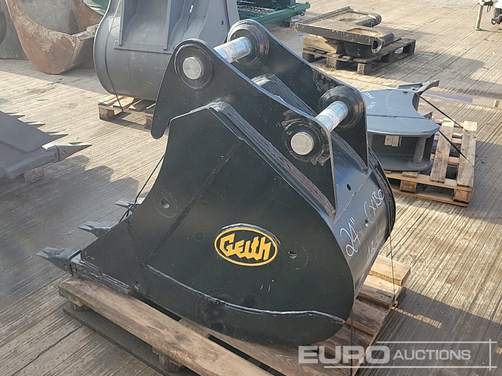2022 Geith 24" Digging Bucket 65mm Pin to suit 13 Ton Excavator - Bak: afbeelding 3 2022 Geith 24" Digging Bucket 65mm Pin to suit 13 Ton Excavator - Bak: afbeelding 3