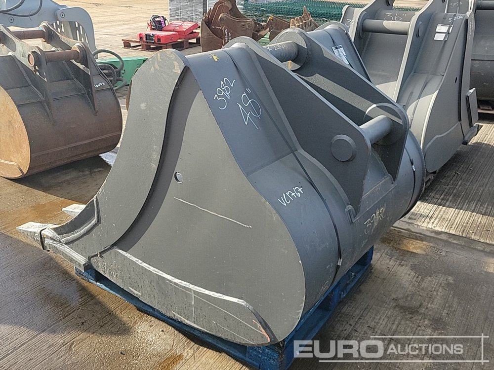 2022 Miller 48" Scoop Bucket 80mm Pin to suit 20 Ton Excavator - Bak: afbeelding 3 2022 Miller 48" Scoop Bucket 80mm Pin to suit 20 Ton Excavator - Bak: afbeelding 3