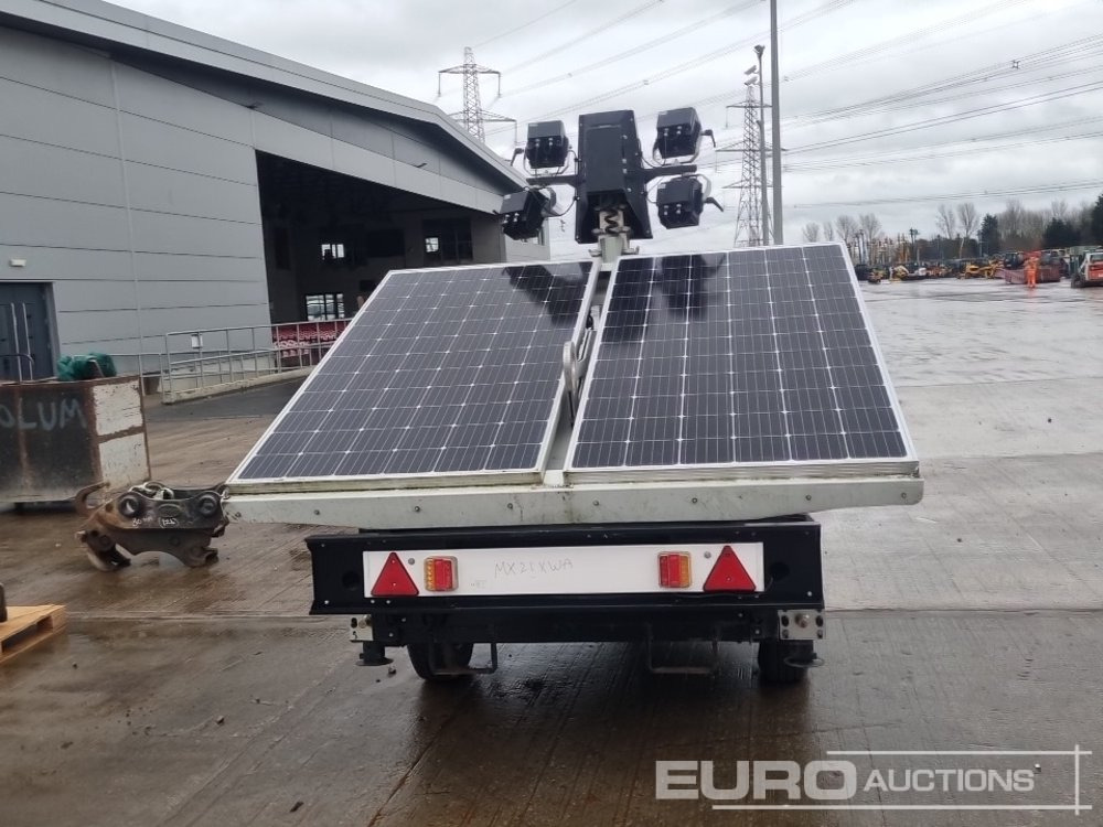 2022 Trime X-Solar Single Axle Solar Powered LED Lighting Tower - Lichtmast: afbeelding 4 2022 Trime X-Solar Single Axle Solar Powered LED Lighting Tower - Lichtmast: afbeelding 4