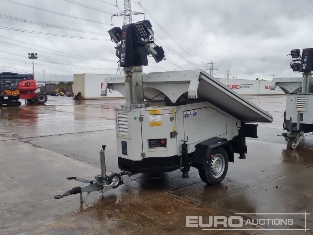 2022 Trime X-Solar Single Axle Solar Powered LED Lighting Tower - Lichtmast: afbeelding 1 2022 Trime X-Solar Single Axle Solar Powered LED Lighting Tower - Lichtmast: afbeelding 1