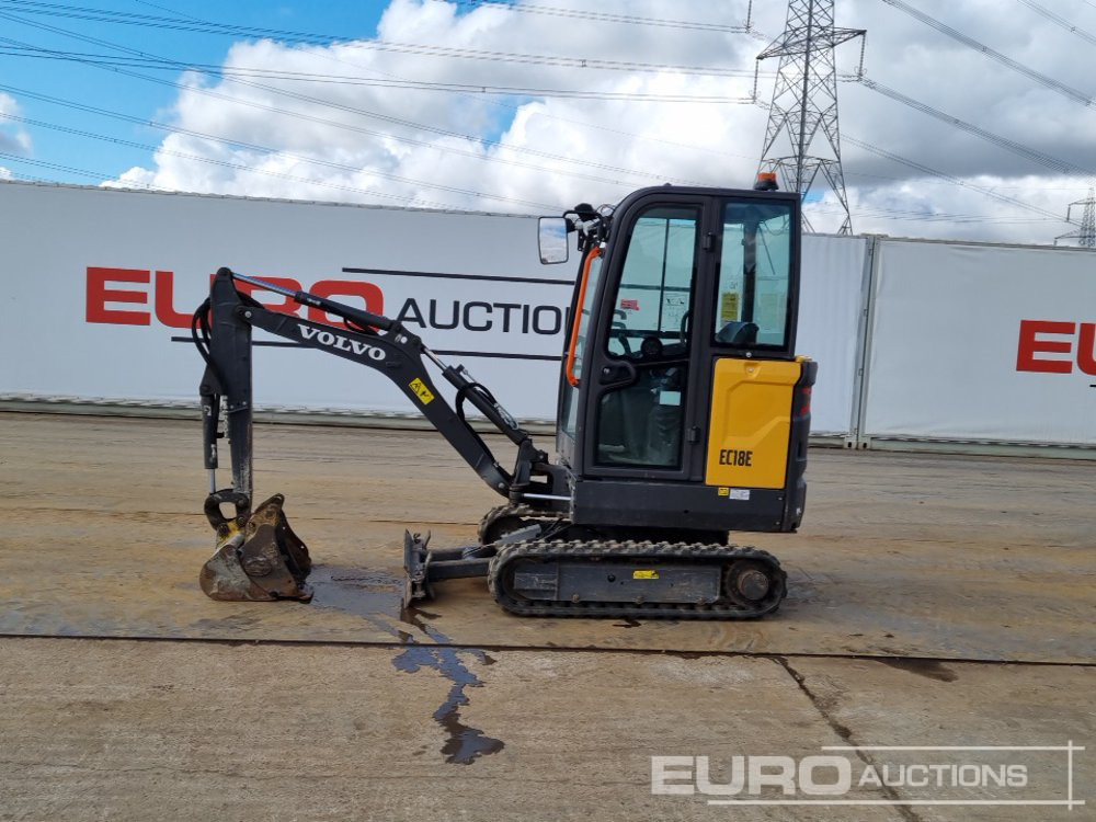 2022 Volvo EC18E - Minigraafmachine: afbeelding 2 2022 Volvo EC18E - Minigraafmachine: afbeelding 2