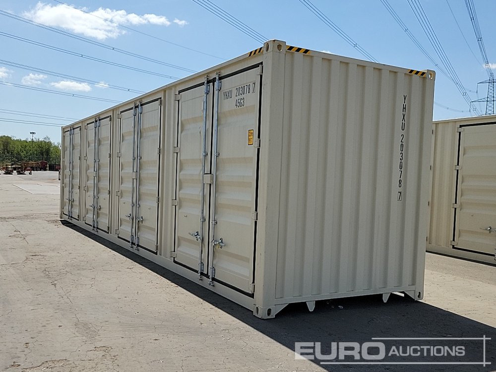 2025 40' x 8' HQ Container, 4 Side Doors, 1 End Door (Cannot Be Reconsigned) - Zeecontainer: afbeelding 3 2025 40' x 8' HQ Container, 4 Side Doors, 1 End Door (Cannot Be Reconsigned) - Zeecontainer: afbeelding 3