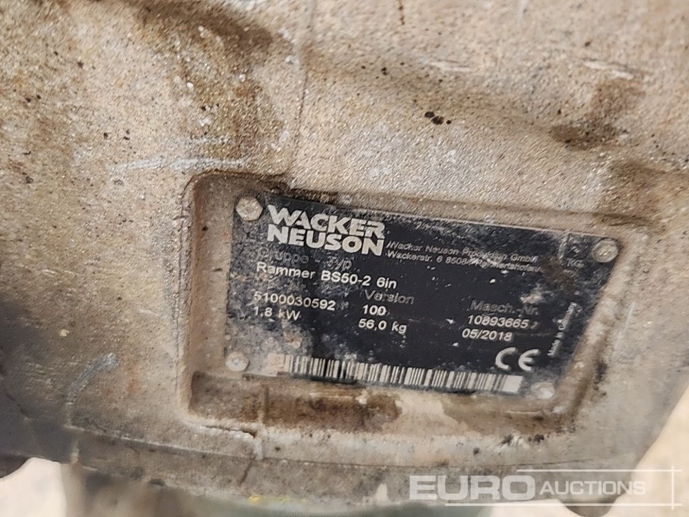 Asfaltmachine 2028 Wacker Neuson BS50-2 Petrol Trench Compactor: afbeelding 7