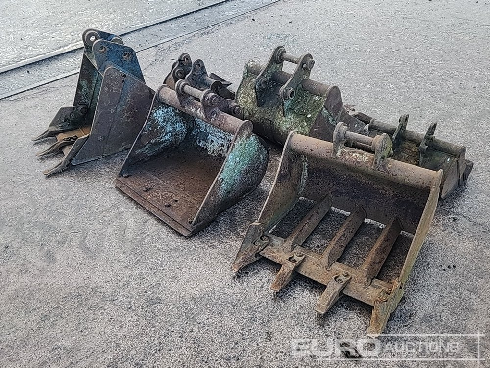 24", 18" Digging Buckets to suit Mini Excavator (6 of) - Bak: afbeelding 4 24", 18" Digging Buckets to suit Mini Excavator (6 of) - Bak: afbeelding 4