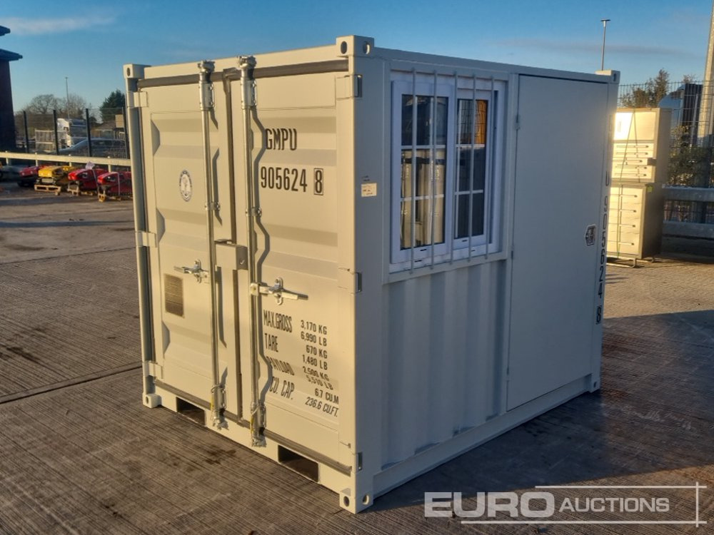 7' x 6' Container, 1 Side Door, 1 End Door, Window (Cannot Be Reconsigned) - Zeecontainer: afbeelding 1 7' x 6' Container, 1 Side Door, 1 End Door, Window (Cannot Be Reconsigned) - Zeecontainer: afbeelding 1
