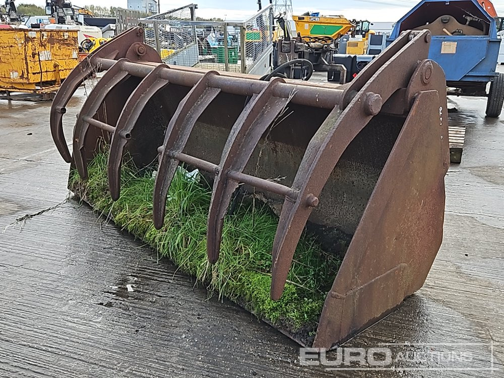 92" Hydraulic Muck Grab Bucket to suit Telehandler - Bak: afbeelding 1 92" Hydraulic Muck Grab Bucket to suit Telehandler - Bak: afbeelding 1
